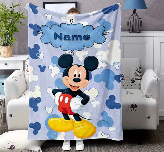 Personalised Mickey Mouse Blanket
