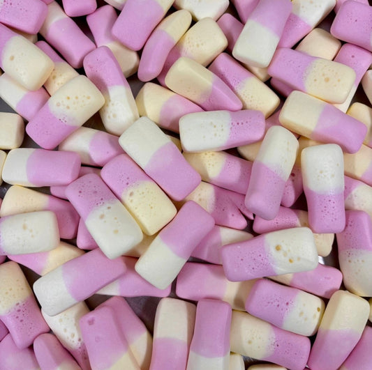 Freeze dried rhubarb & custard squashies