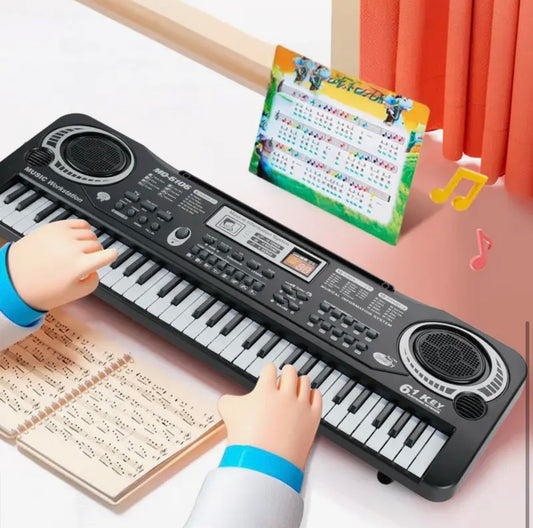 Foldable 61-Key Piano Keyboard