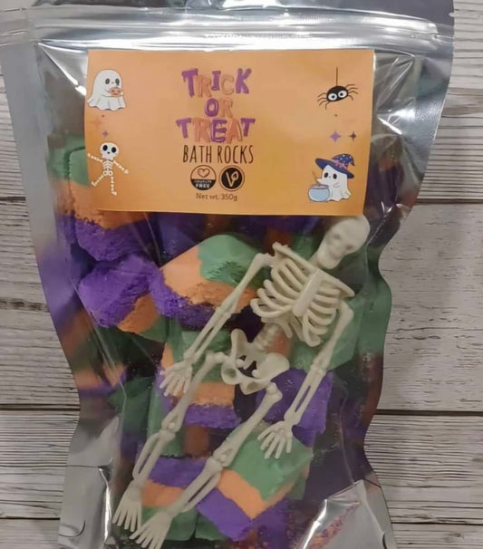 Trick or Treat Halloween Bath Rocks