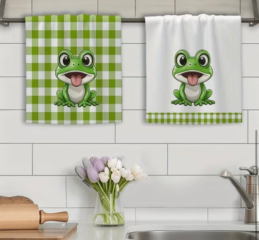 Frog Kitchen Towels 2pcs