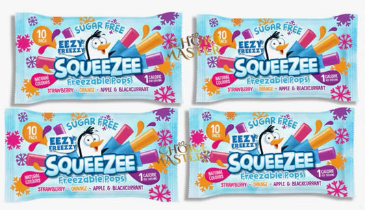 40 Sugar Free Squeezy Ice Lolly Pops