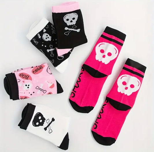 Ladies Halloween 5pc socks