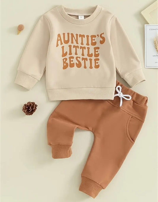 Aunties Little Bestie Baby Outfit