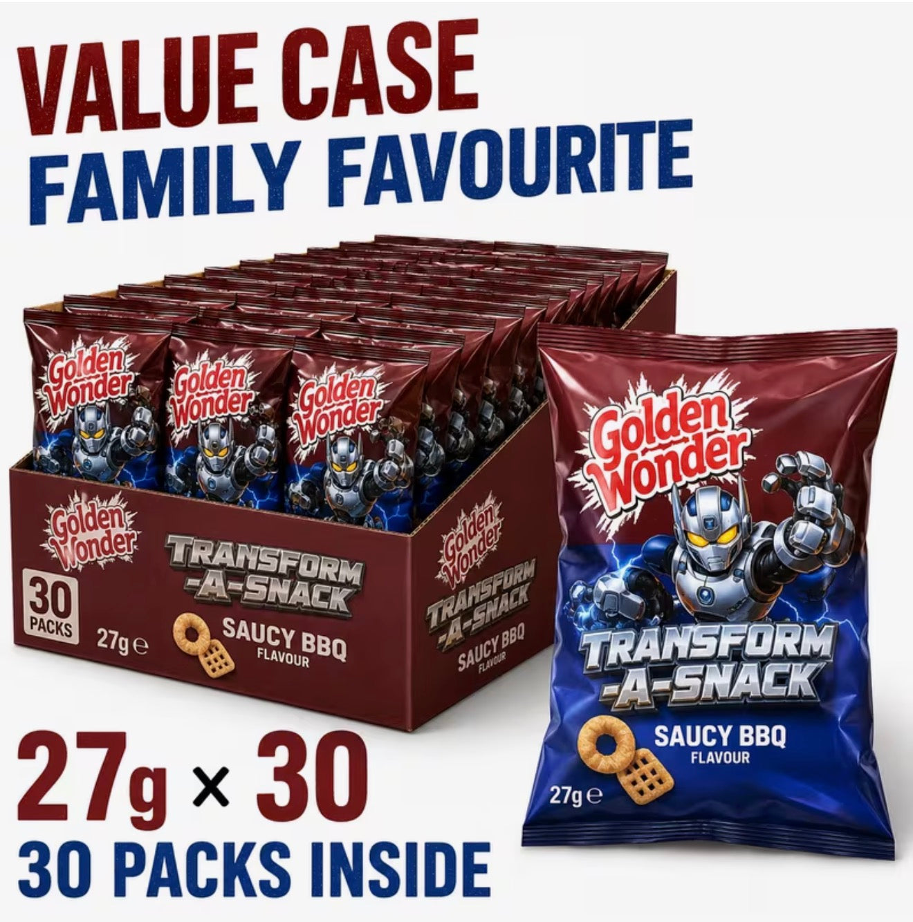 Golden Wonder Transform-A-Snack Saucy BBQ