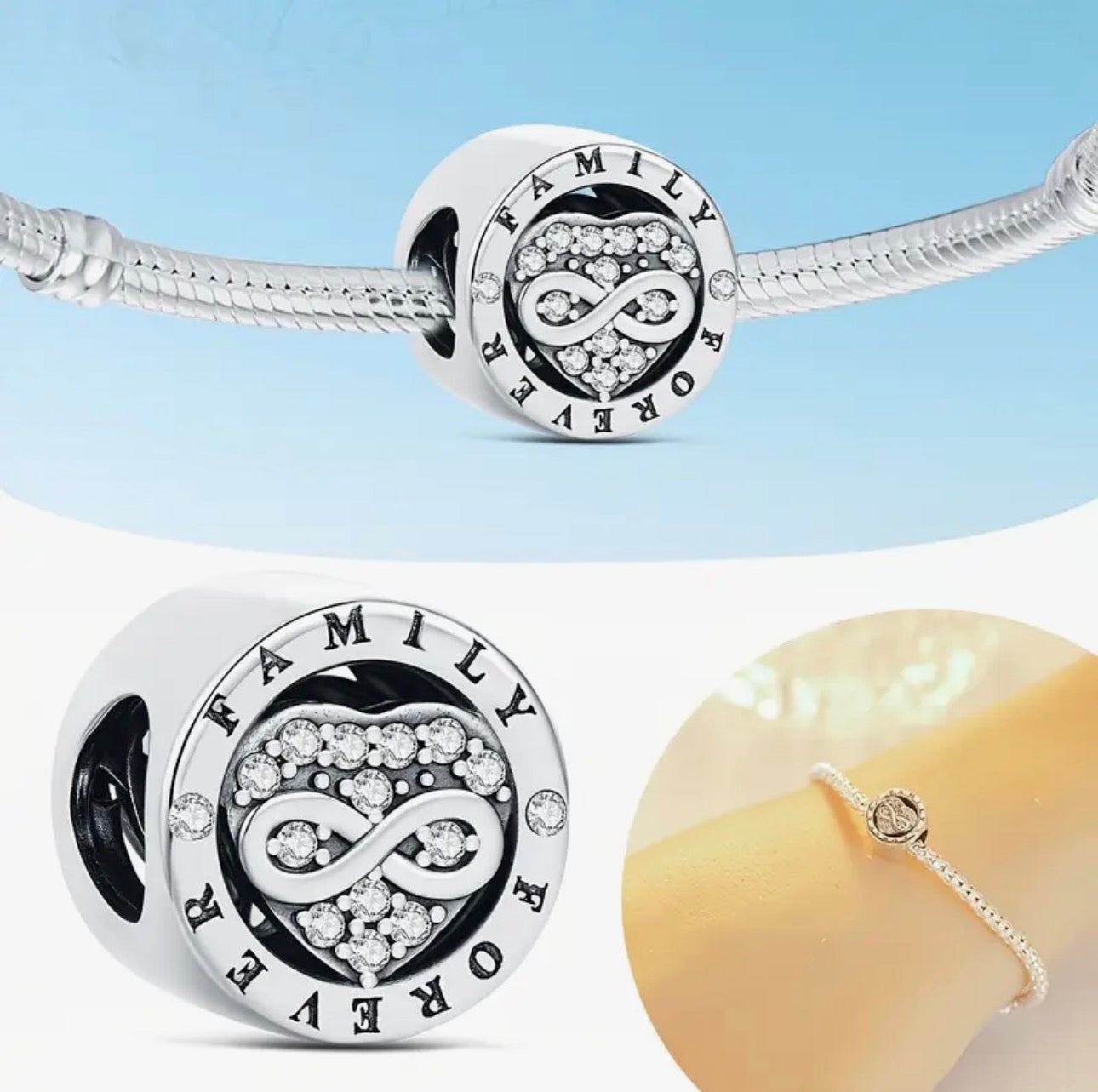 Family forever charm