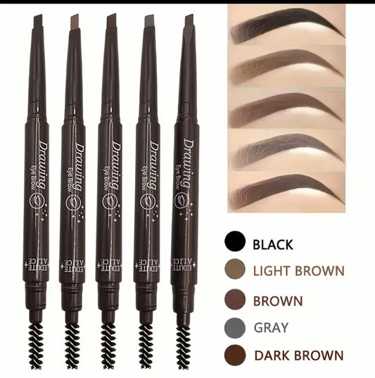 Single-Ended Dual Tip Eyebrow Pencil with Brush