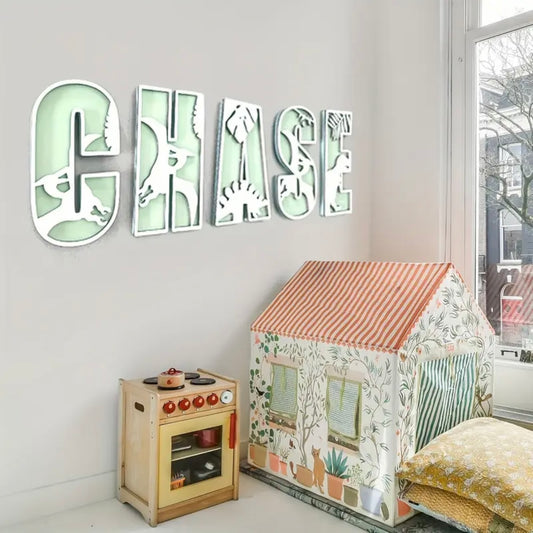 Custom Name Sign with Layered 3D Letters