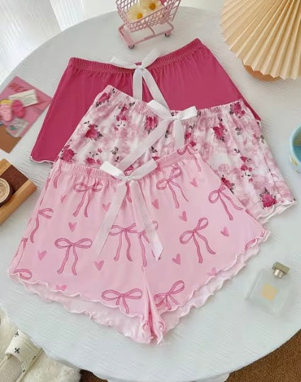 3 pack of ladies shorts