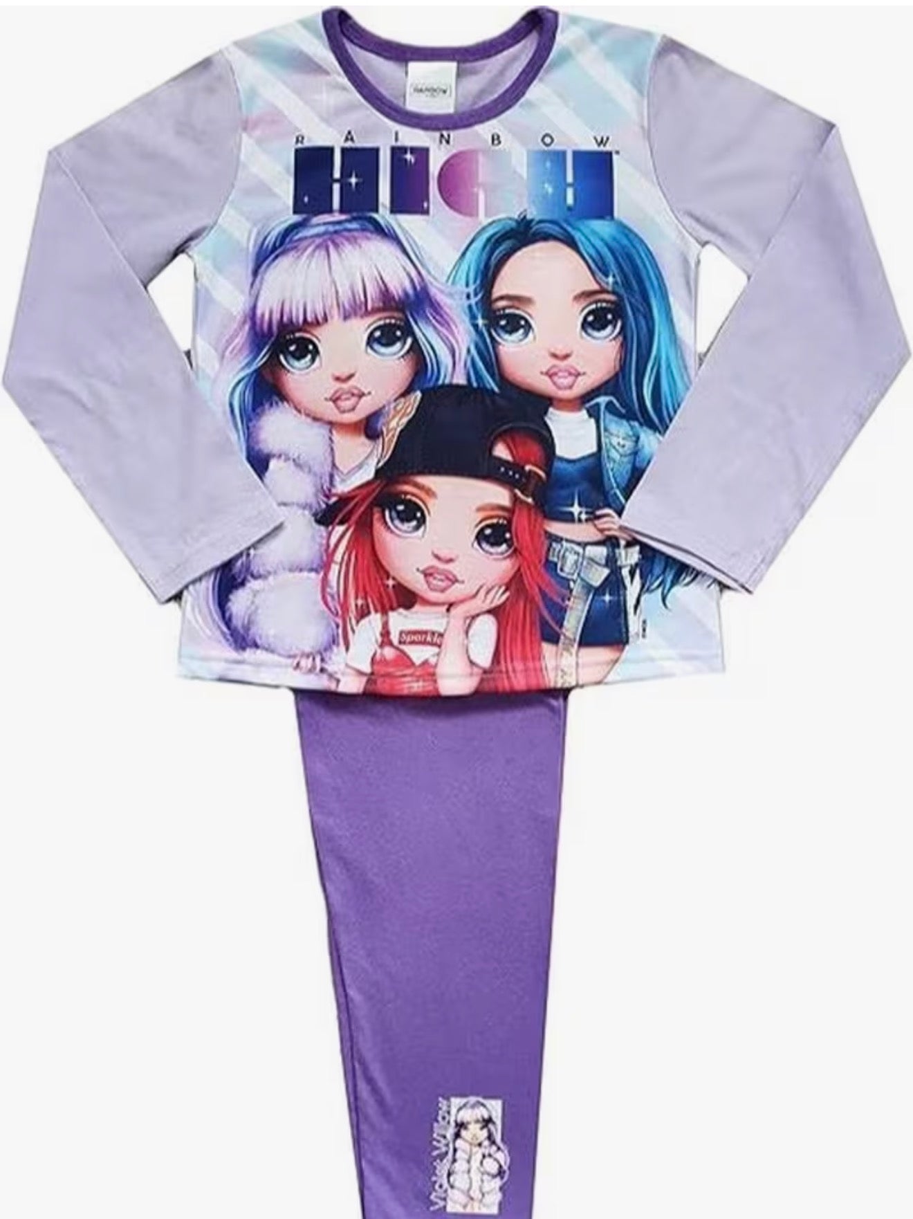 Girls Rainbow High Pyjamas