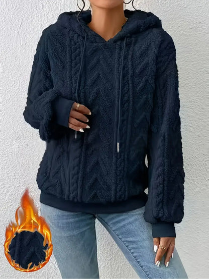 Women Cozy Fleece Hoodie