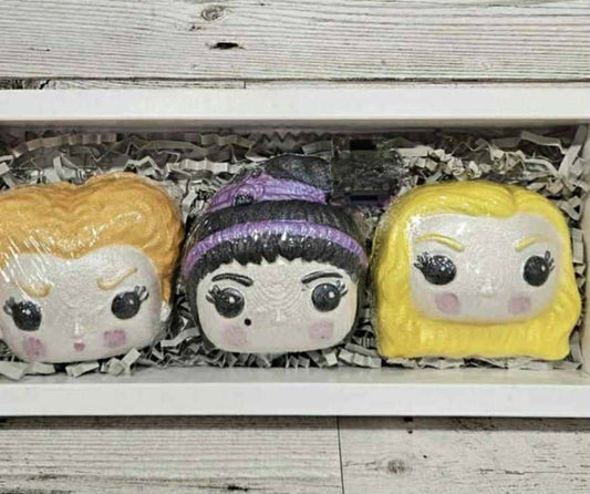 I put a spell on you Halloween Witches Bath Bomb Gift Set