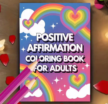 Positive Affirmation Coloring Book For Adults