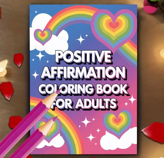 Positive Affirmation Coloring Book For Adults
