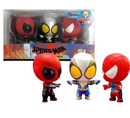 Hot Toys Spider-Man Across The Spider-Verse Collectible Figure 3pk