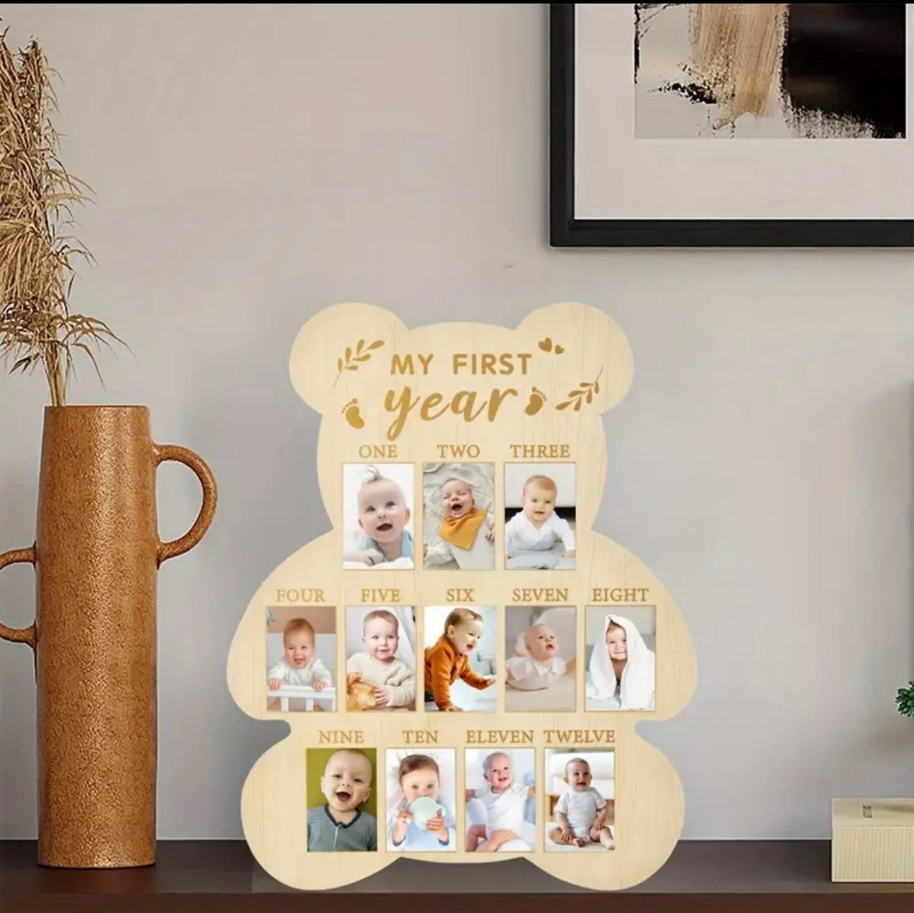 My first year photo frame