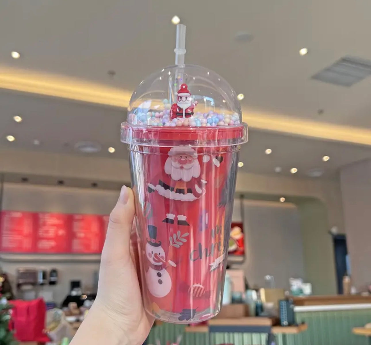 Christmas Themed Double Wall Tumbler