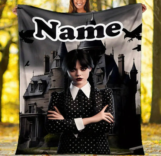 Personalised Wednesday Blanket