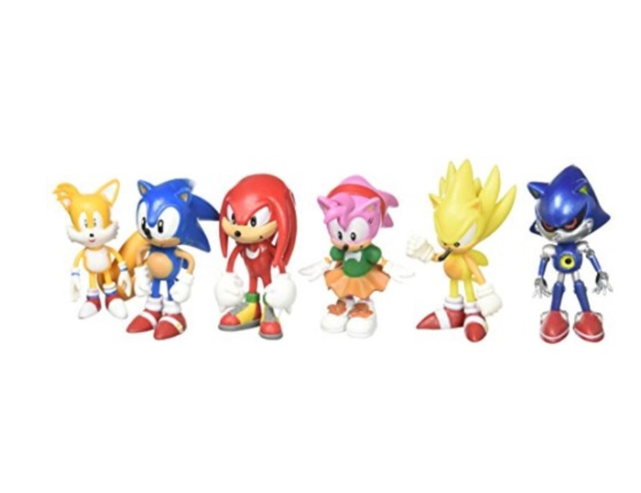 Sonic the Hedgehog Action Figure (6pcs-Set)