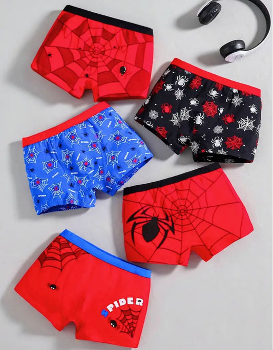 Boys 5Pc Spider-Man Boxers
