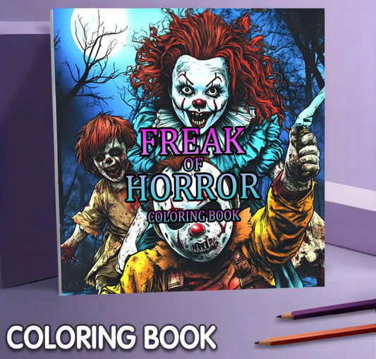 Horror Colouring Book