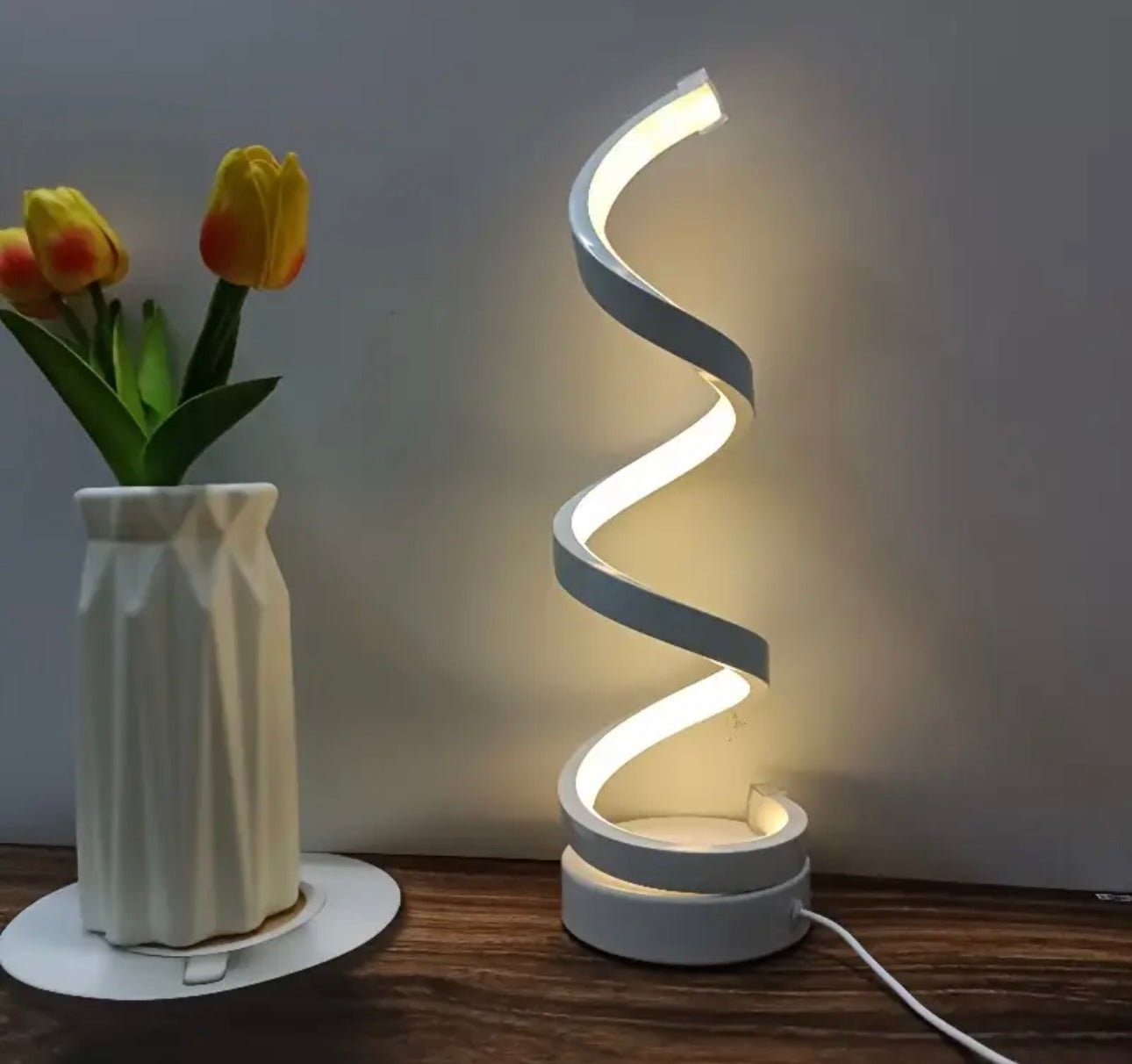 Spiral LED Desk Lamp