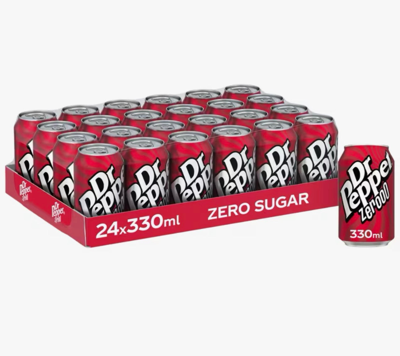 Zero sugar Dr Pepper 24 cans