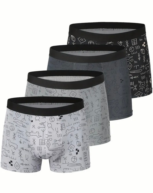 4Pc Mens Boxers