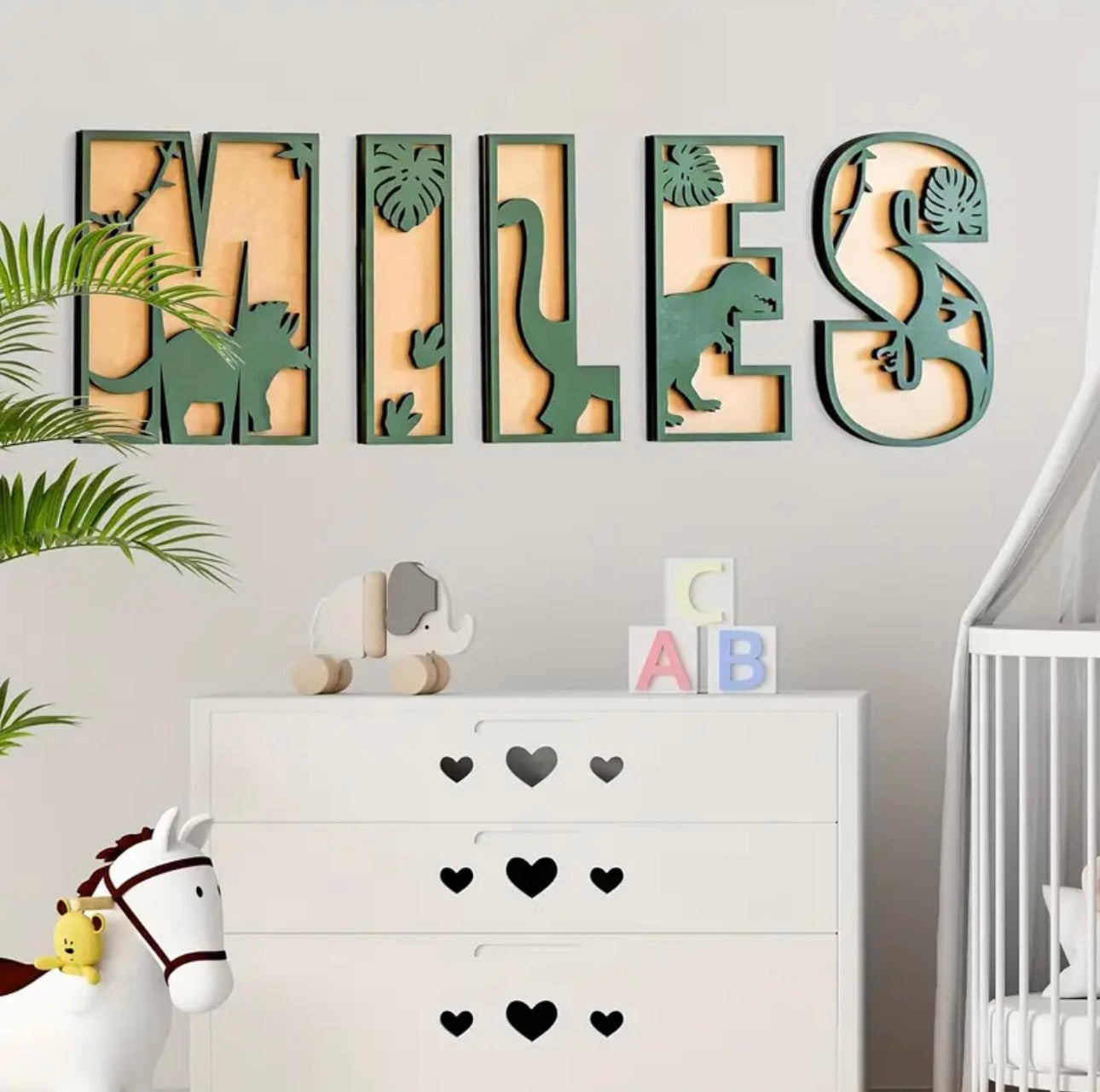 Custom Name Sign with Layered 3D Letters