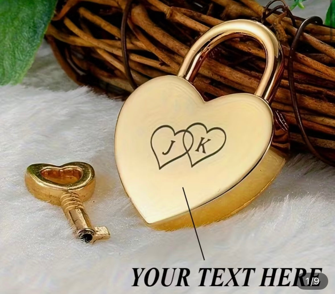 Personalised Heart Lock