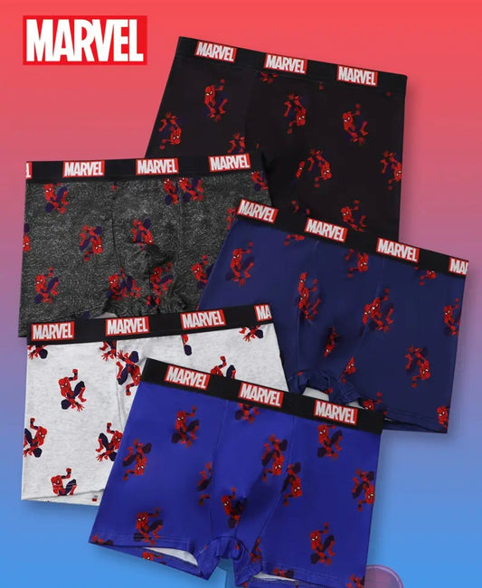 5pcs Spider-Man Men's Boxer Briefs