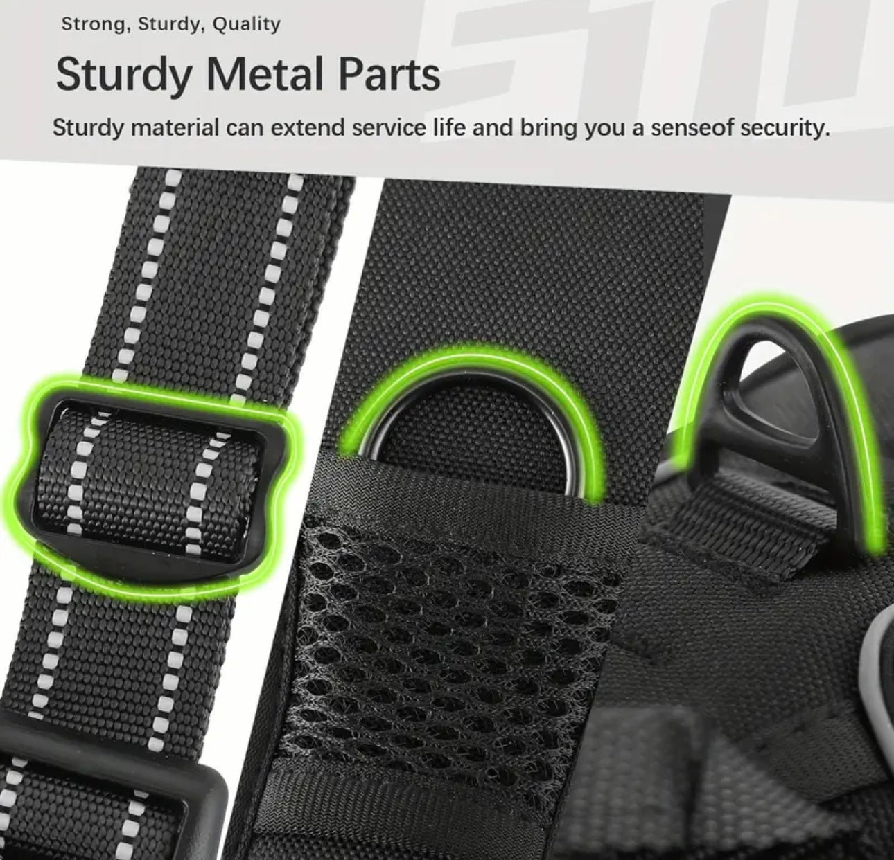 4pcs dog harness and leash set