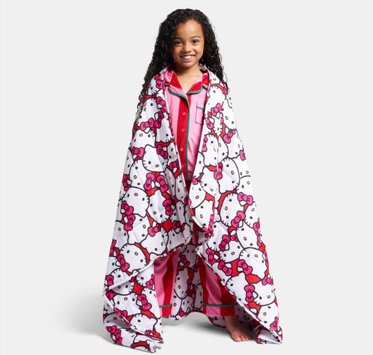 Kids Hello Kitty Weighted Blanket, Red - 3kg