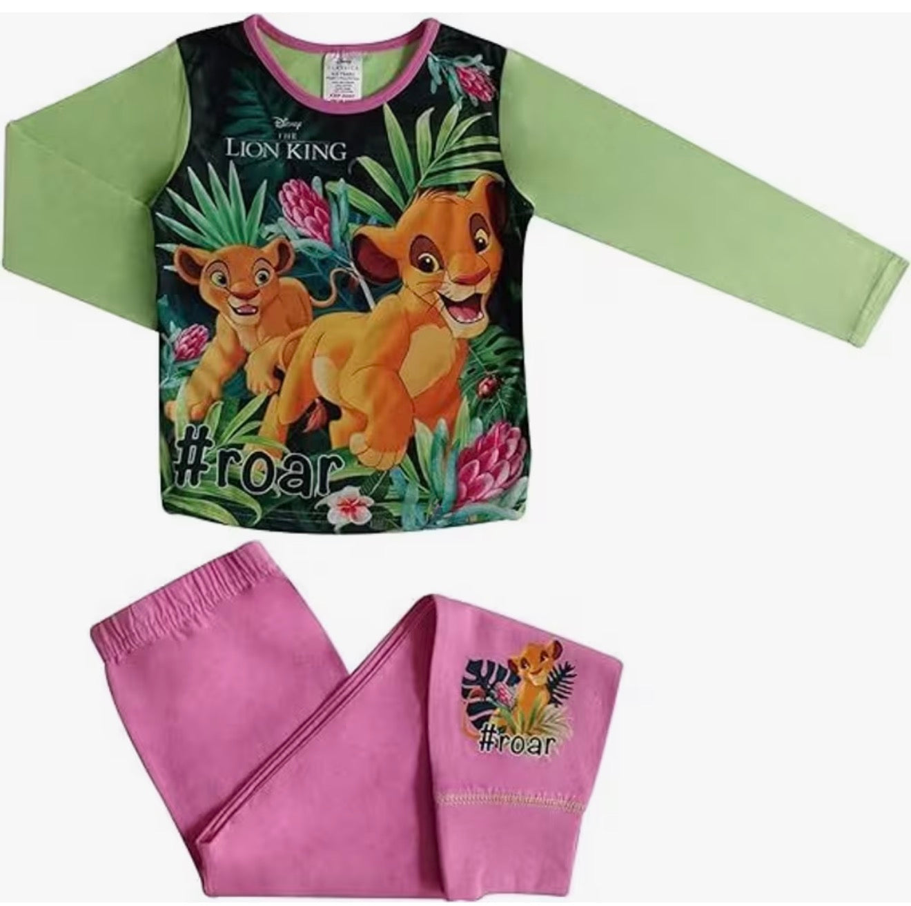 Disney Girls Lion King Pyjamas