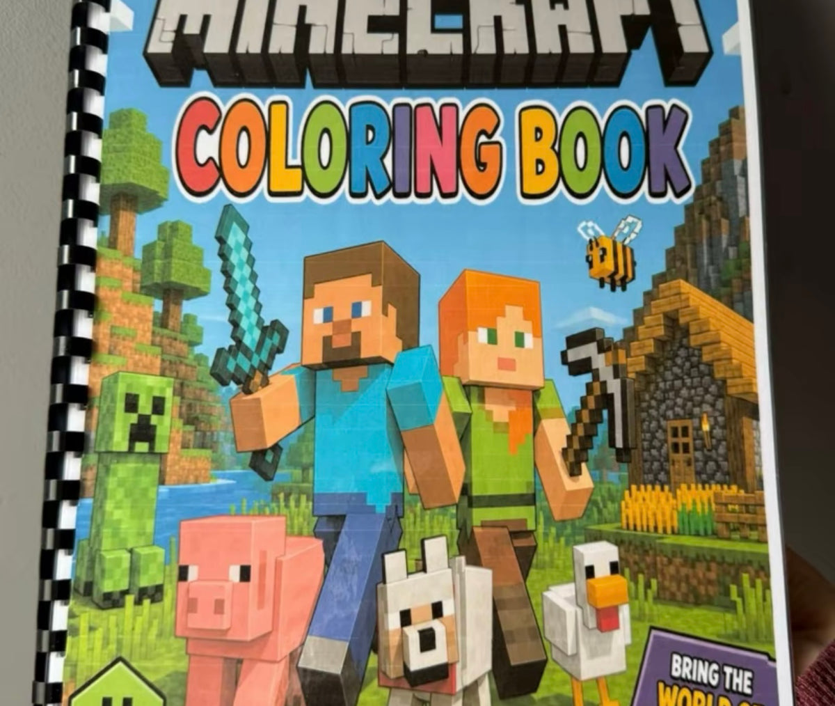 Minecraft Colouring Book