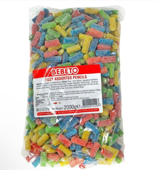 Bebeto Fizzy Assorted Pencil 2Kg