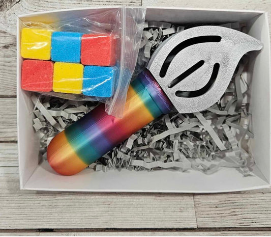 Rainbow Paintbrush Bath Bomb Wand Set
