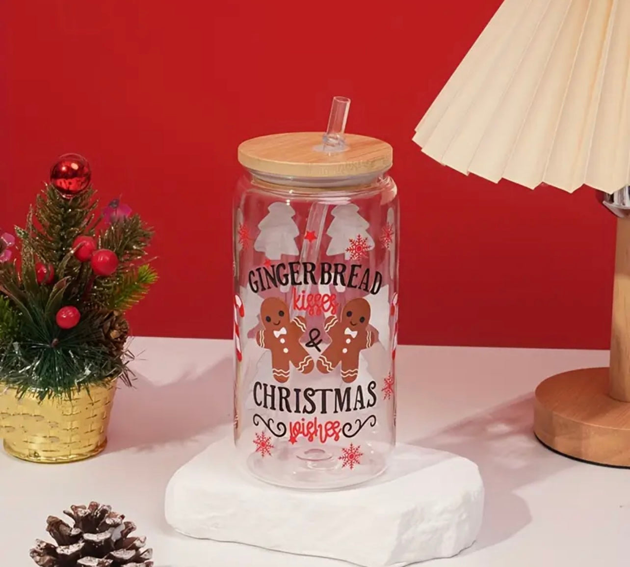 Gingerbread Libby Glass