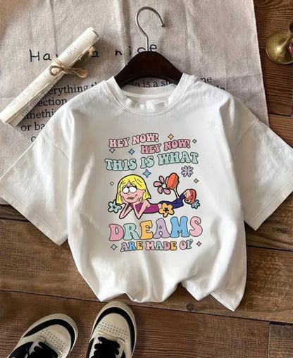 Hey! Now Dreams Are Made Of" Print Women's T-Shirt