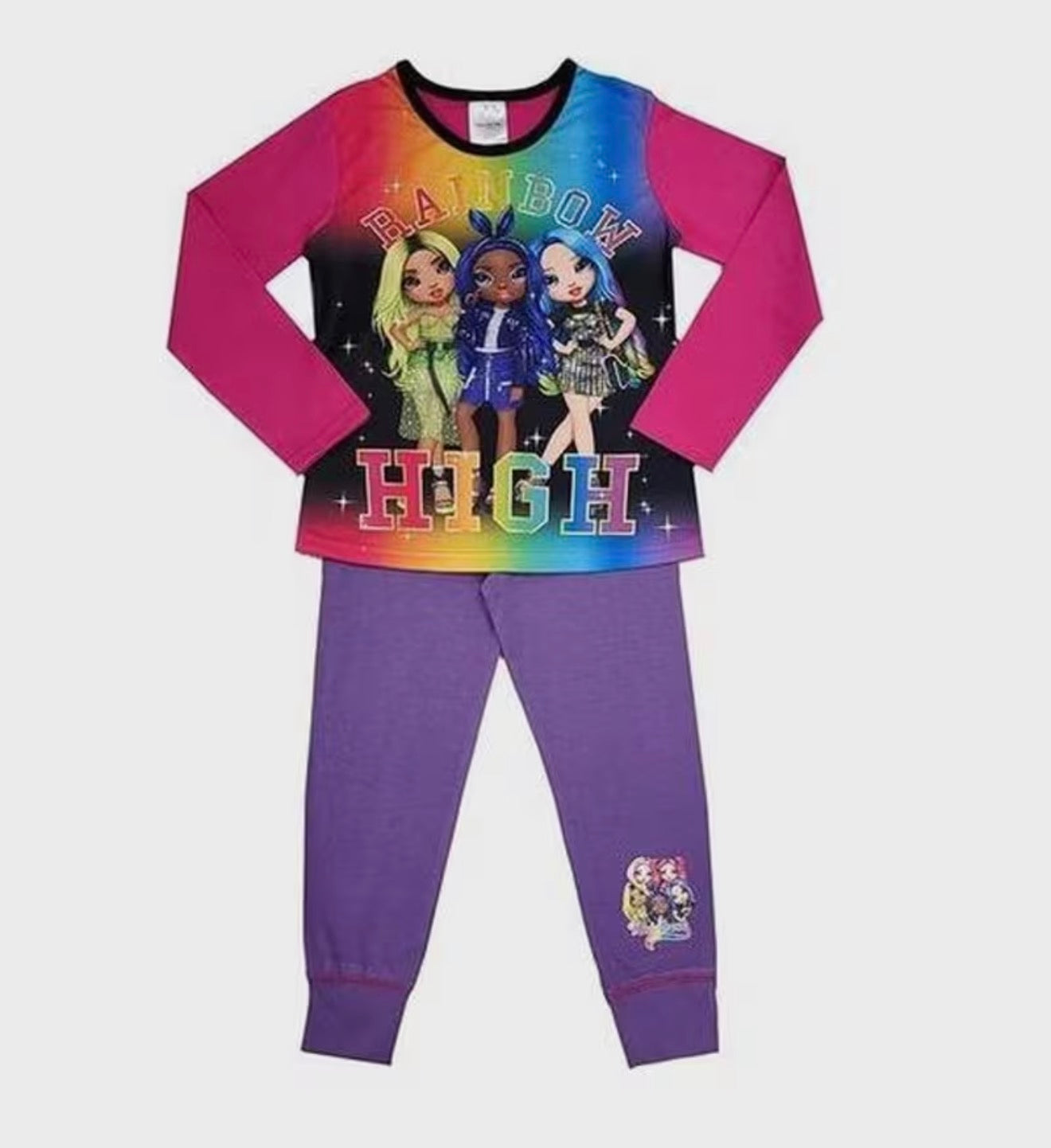 Girls Rainbow High Pyjamas