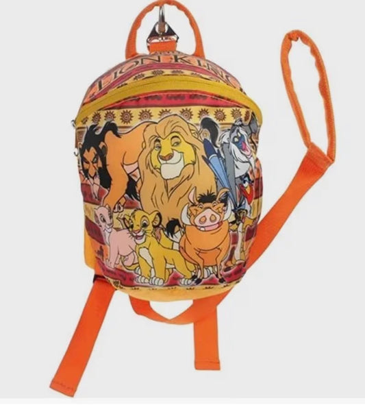 Kids Disney Lion King Reins toddler walking leash Backpack