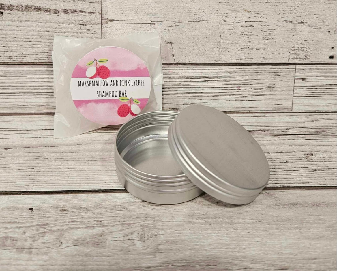 Marshmallow and Pink Lychee Shampoo Bar