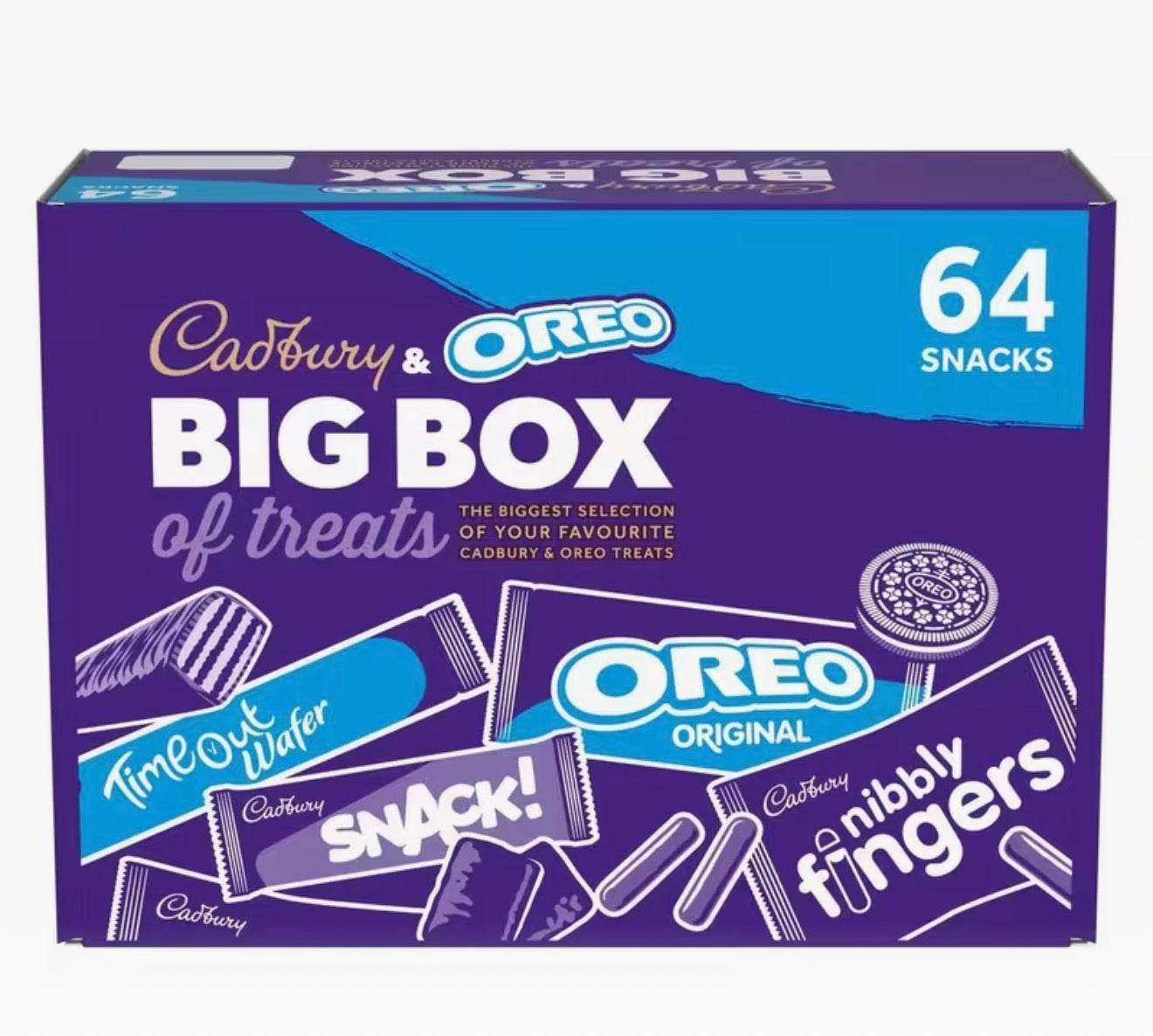 Cadbury & Oreo 64 Snacks Big Box of Treats