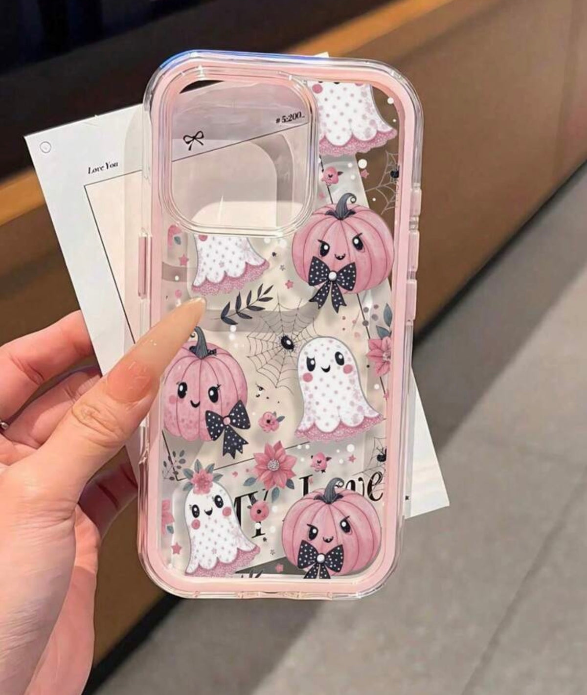 Pink Pumpkin IPhone Case