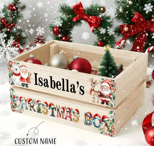 Customisable Christmas Crate