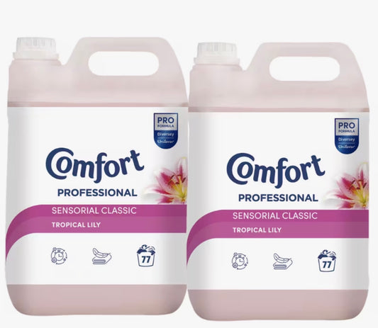 Comfort Pro Formula Sensorial Classic Fabric Conditioner Fresh Floral 77 Washes - 2 Pack (2 x 4.8L)