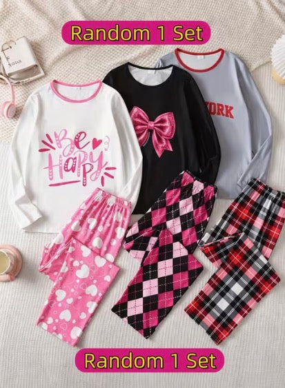 1 pair of teen pyjamas