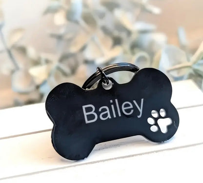 2pcs Personalized Stainless Steel Dog Tags