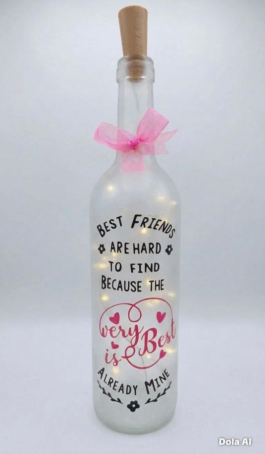 Best Friend Led Light Up Bottle