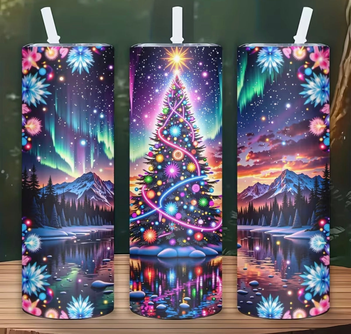 20oz Christmas Tree Tumbler